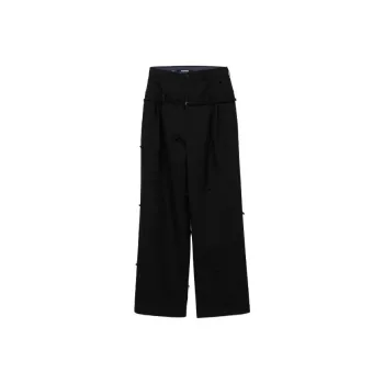 Jacquemus Le Pantalon Piccinni Brodé Suit Trouser Men's Black