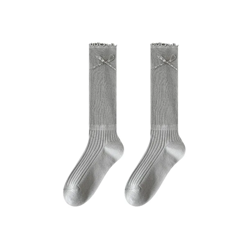 Top Melon Knee High Socks Women's Combo Set-5