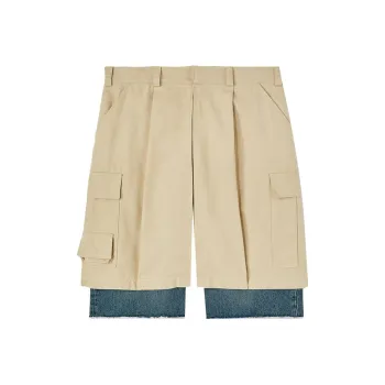 AMBUSH Cargo Shorts Men Khaki