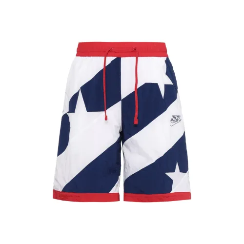 Nike Casual Shorts Men Blue White