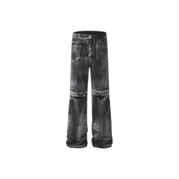COOLALPACA Loose Fit Bootcut Jeans Unisex
