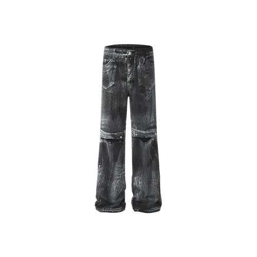 COOLALPACA Loose Fit Bootcut Jeans Unisex