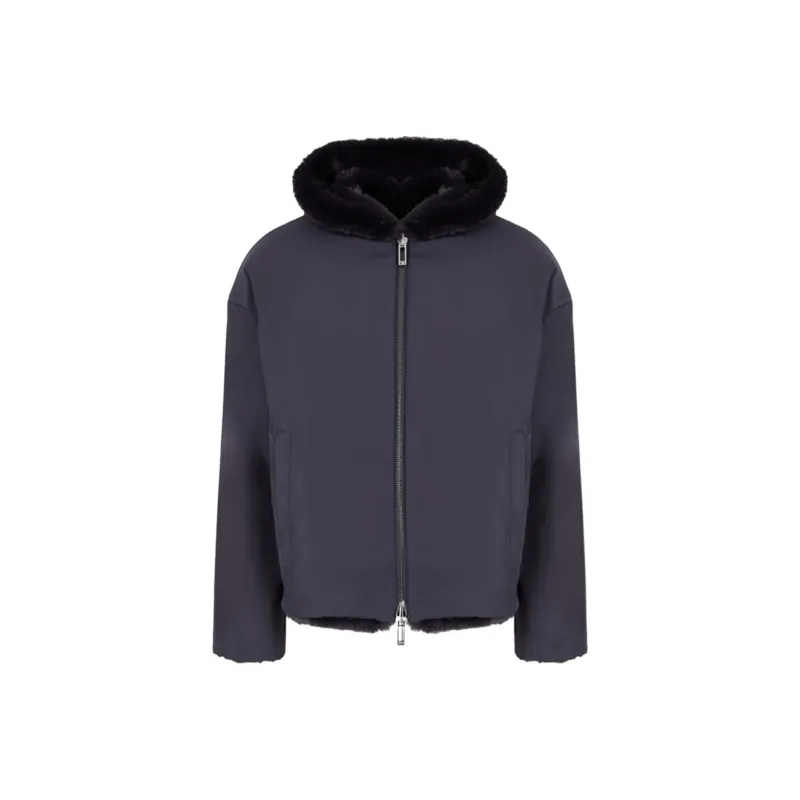 EMPORIO ARMANI EA FW24 Jackets Coats Men's Dark Blue-0