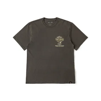 Harley Davidson X Dickies Harley, Collaboration T Shirts Men Black