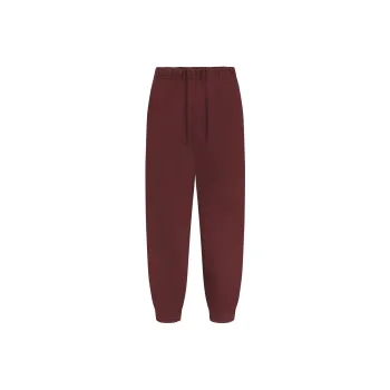 SKIMS TERRY MENS RELAXED JOGGER Casual Pants Men's OXBLOOD/Fuchsia