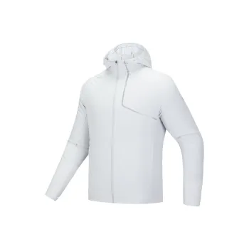 Anta Running Collection Trench Coat Men's Sand Grain Gray