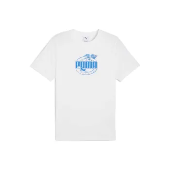 PUMA Palm Resort T Shirt Men's White