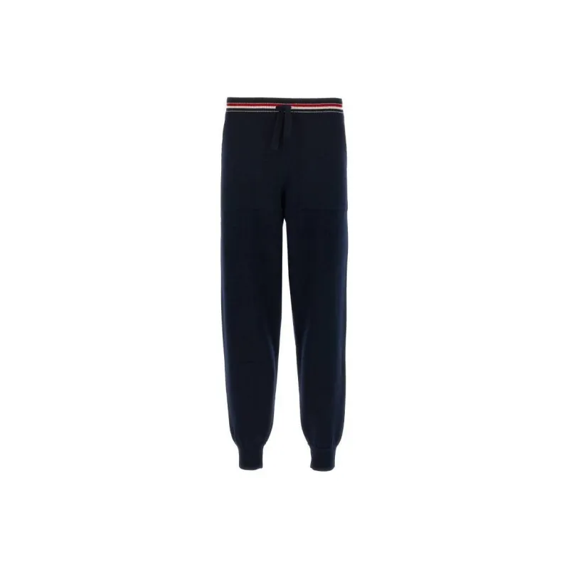 THOM BROWNE Rwb Stripe Detailed Drawstring Pants-0