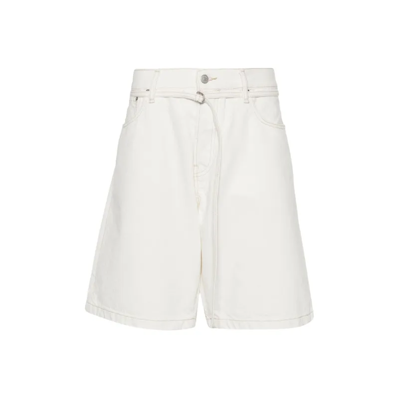 Acne Studios SS24 Denim Shorts Unisex Ecru-0