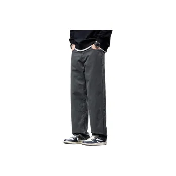 Tonlion Casual Pants Unisex Light Green Gray