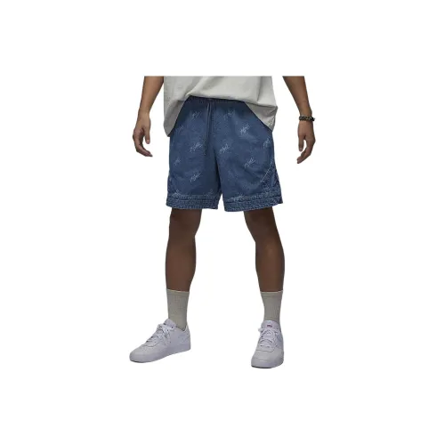 Jordan Men's Denim Shorts Blue Grey