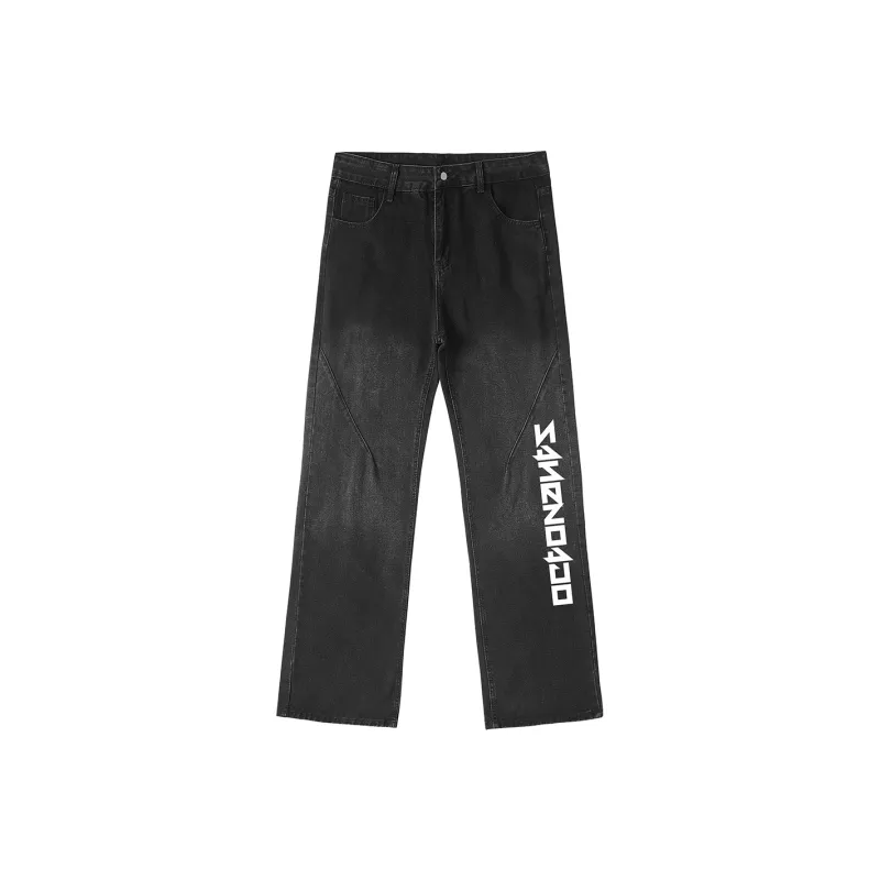 Small Columns Under The Sea Jeans Unisex-0