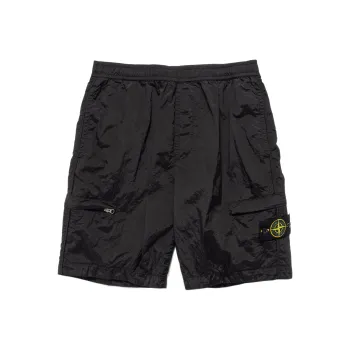 STONE ISLAND Casual Shorts Men's Black