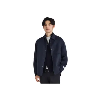 ZIOZIA Jackets Men Navy Blue