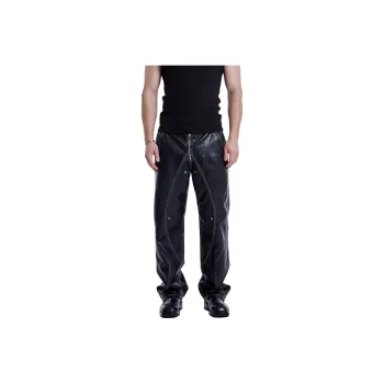 51percent Leather Pants Men's Black