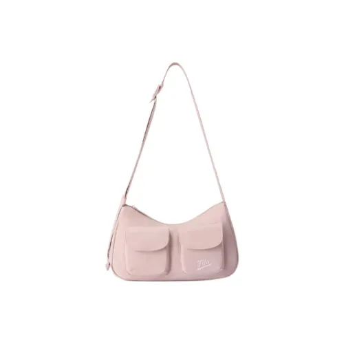 FILA FUSION Fabric Shoulder Bag XS Women's Light Pink