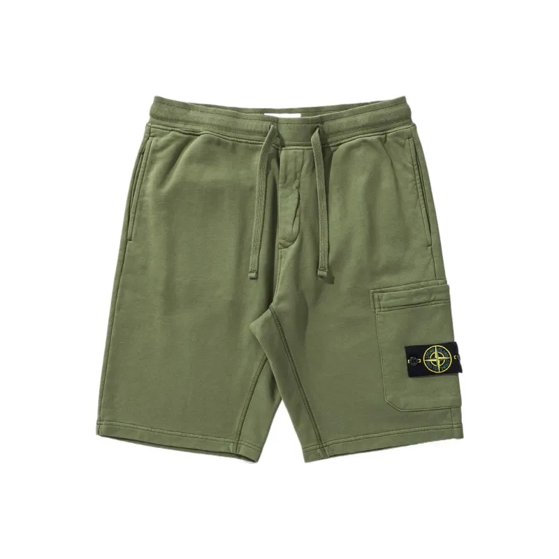 STONE ISLAND Logo patch Track Shorts-0