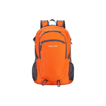 Sharkborough Nylon Backpack Unisex Black/Orange/White