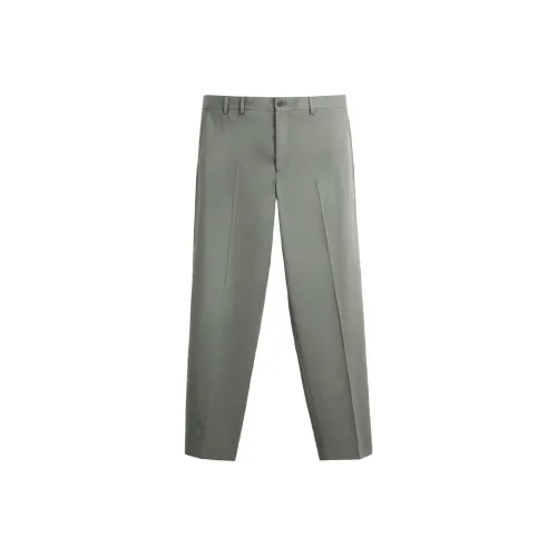 ZARA Suit Trousers Men Green