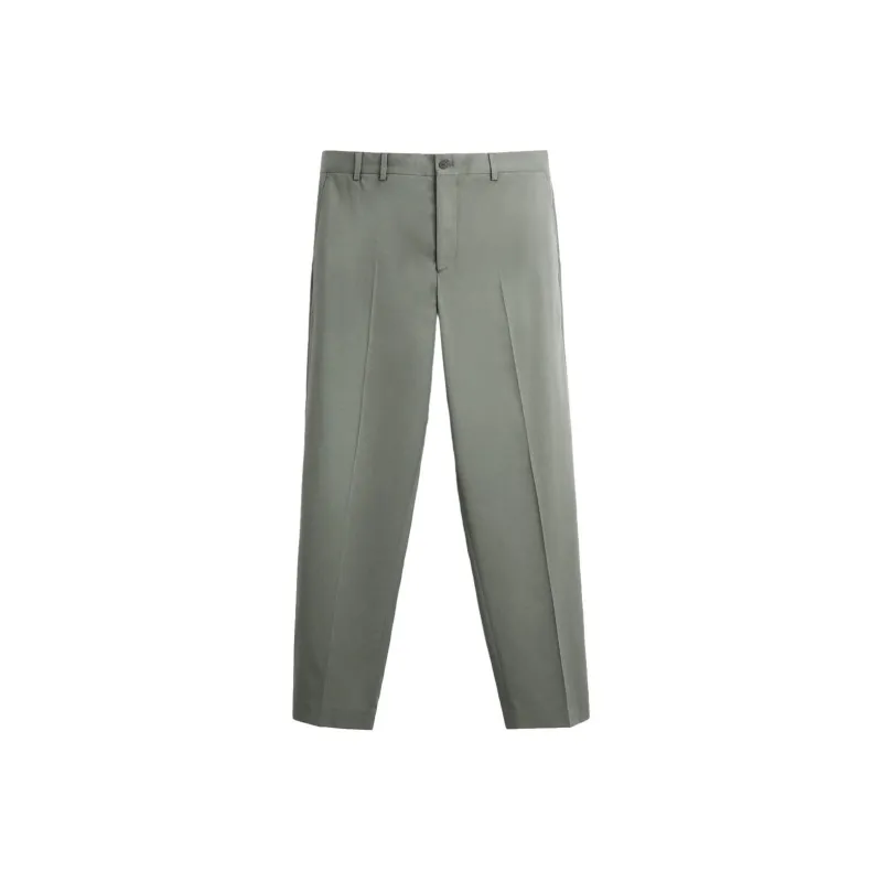 ZARA Suit Trousers Men Green-0