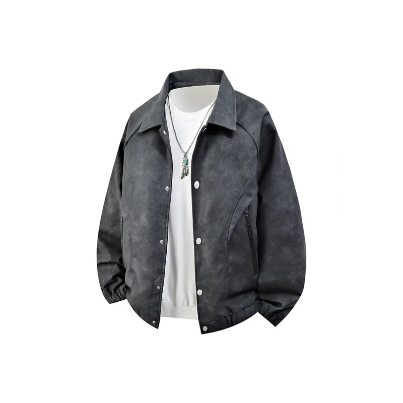 APUNCHLINEWORKSHOP Leather Jacket Unisex-0