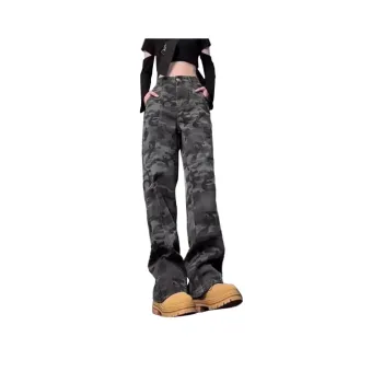 GWAF Jeans Unisex Camouflage Black