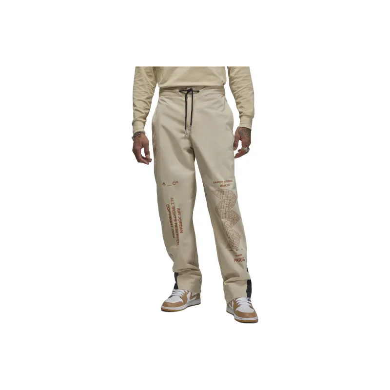 Jordan Flight Heritage Casual Pants Men Light Yellow-0