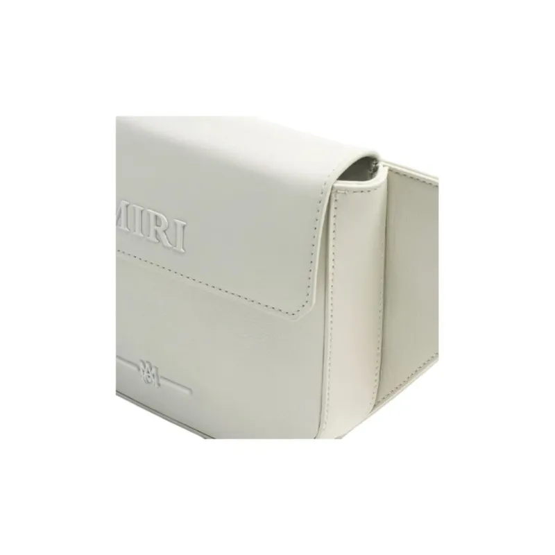 AMIRI Calfskin Shoulder Bag Crossbody Bag Regular Unisex White-4