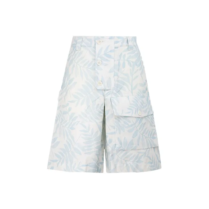 Jacquemus Cargo Shorts Men Light Blue-0