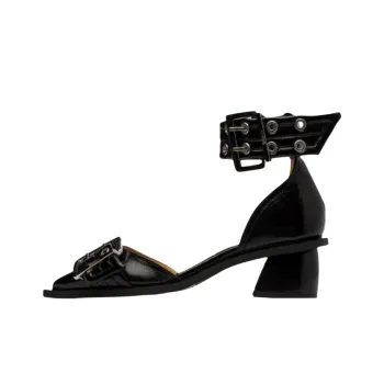 GANNI Chunky Heel High Heels Women's Black