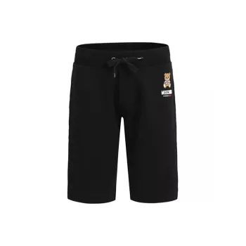MOSCHINO SS22 Casual Shorts Men's Black