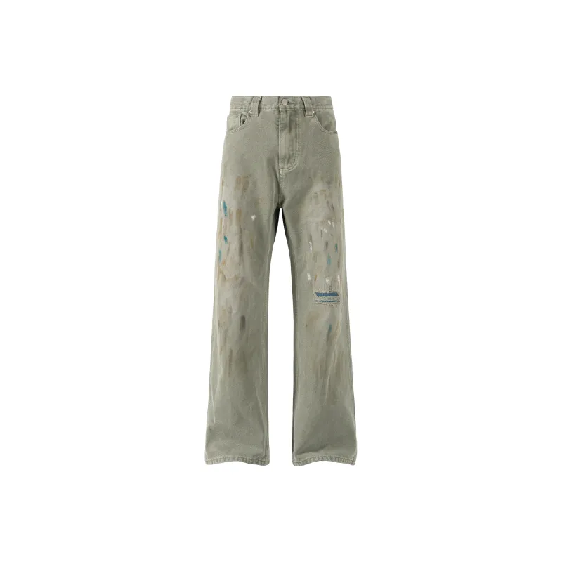 XINYINSU Jeans Unisex Gray-0