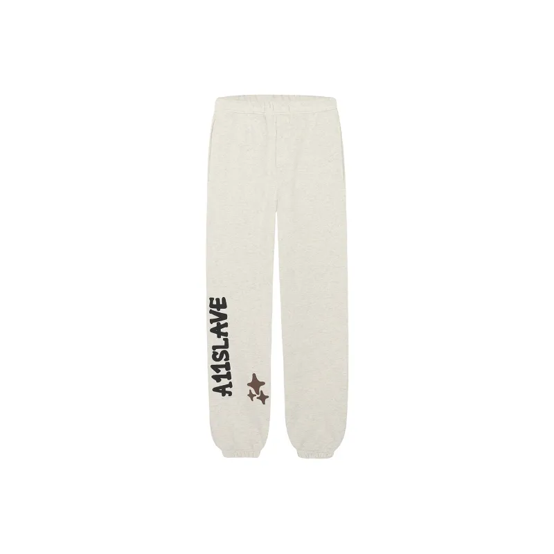 A11SLAVE Casual Pants Unisex Gray White-0