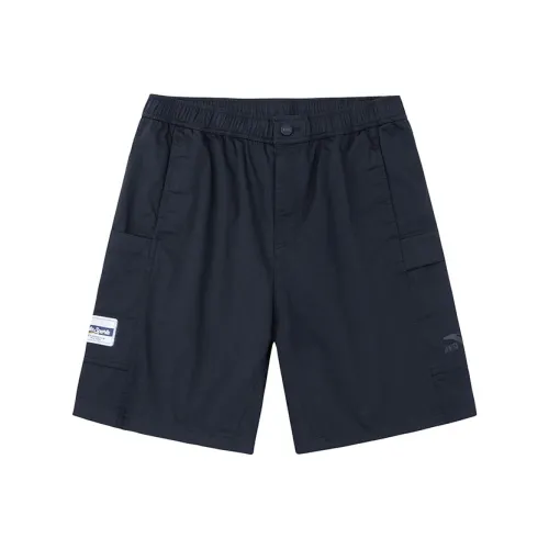 ANTA Life Collection Cargo Shorts Men Black