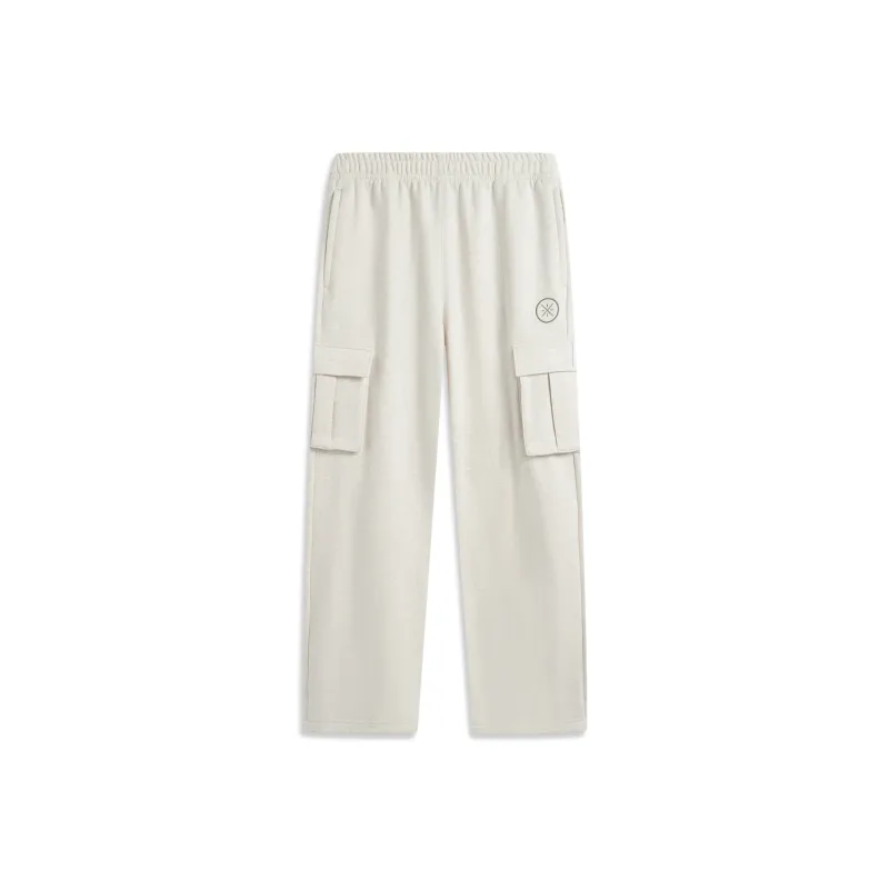 LiNing x YNG DNA WOW Casual Pants Men's Heather Gray Tile Gray-0
