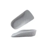 [1 Pack 2.5cm]Height Increasing Half-Length Insoles-Gray