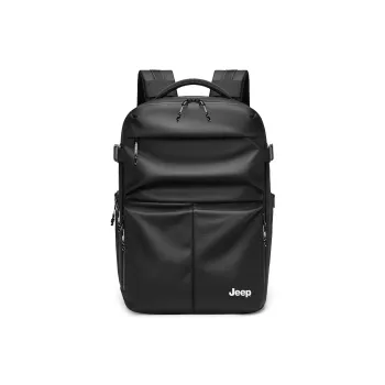Jeep PU Backpack Regular Men's Black/White