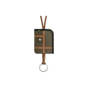 HERMES Calfskin Leather Necklaces Women's Brown