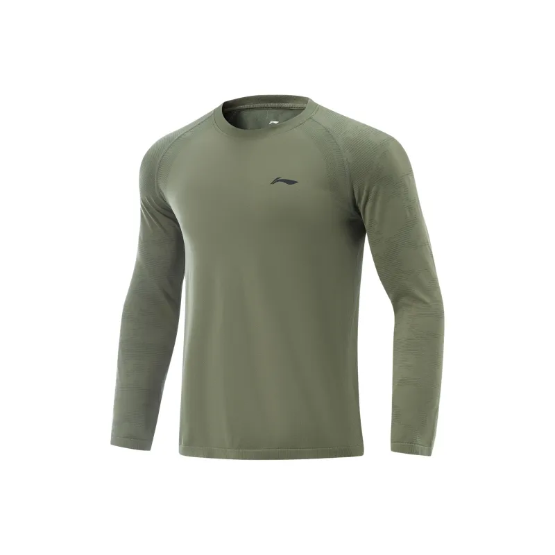 LiNing Fitness Series T Shirt Men's Tea Green-0