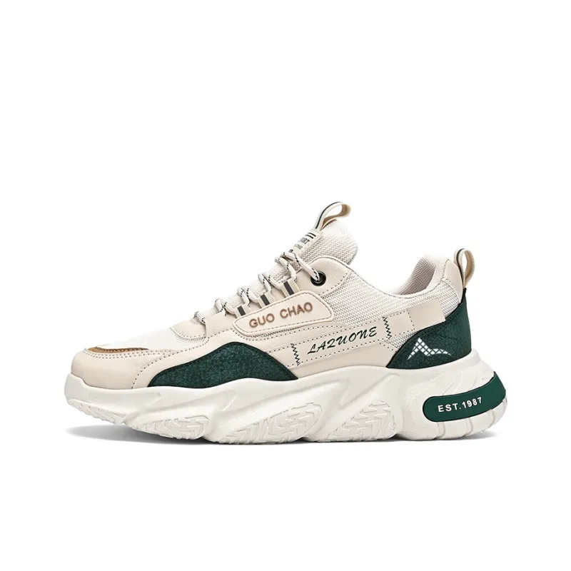 ATONGMU Cushioning, Slip Resistant, Abrasion Resistant, Height Increasing Low Top Chunky Sneakers Men's-3