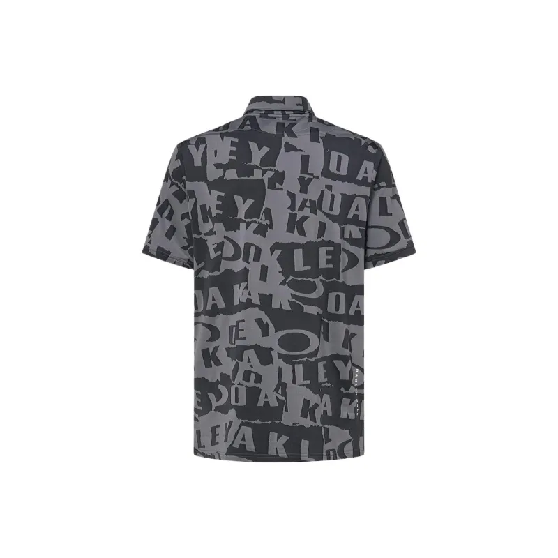 Oakley Ransom Jacquard Shirt Men's Gray-1