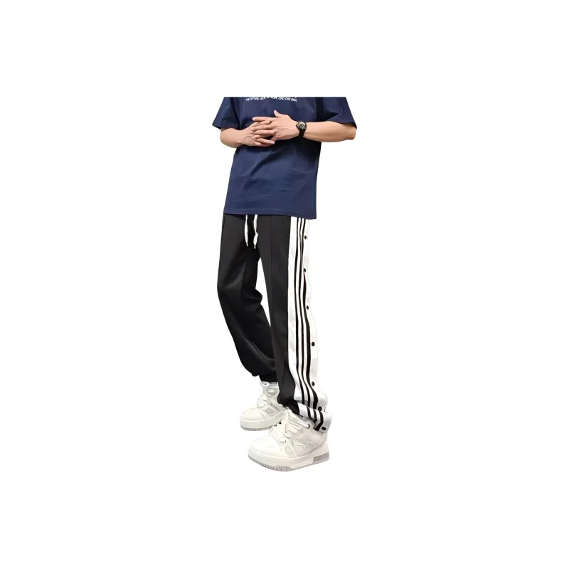 JIMI&JONS Casual Pants Unisex Black-2