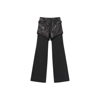 BLIND402 Casual Pants Unisex Black