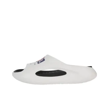 RSL Slip Resistant Abrasion Resistant Slide Slippers Unisex White Black