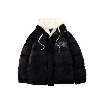 HOKLV Puffer Jacket Unisex Black