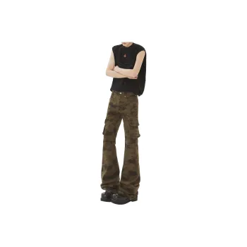 DJ.SPIRIT Cargo Pants Unisex Camouflage