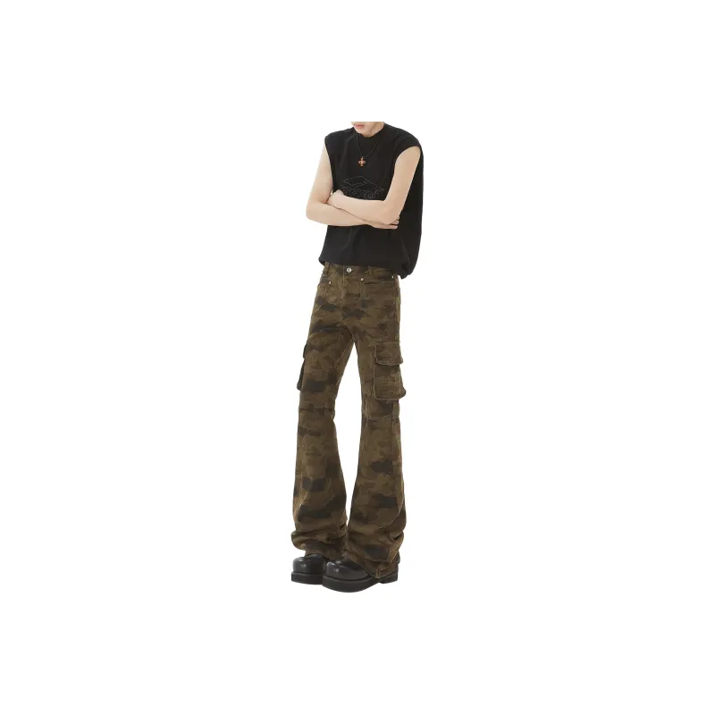 DJ.SPIRIT Cargo Pants Unisex Camouflage-0