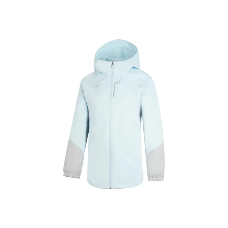 LiNing Fitness Collection Running Collection Trench Coat Unisex Light Sky Blue/Calm Gray-0