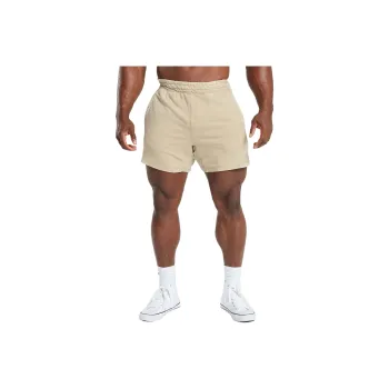 GYMSHARK HERITAGE 5' SHORTS Casual Shorts Men's Desert Beige