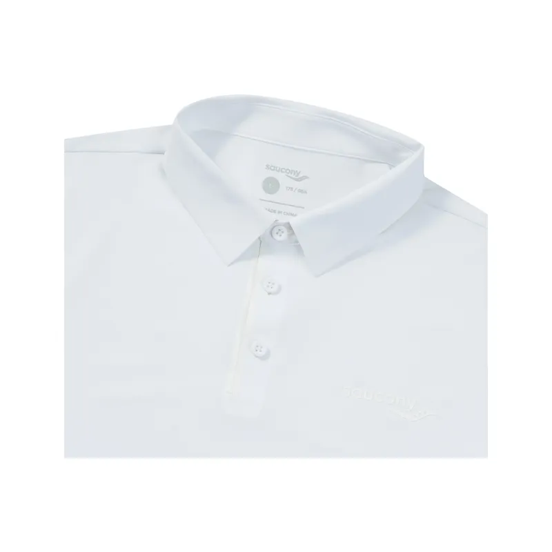 Saucony Polo Shirt Men's Pure White-2
